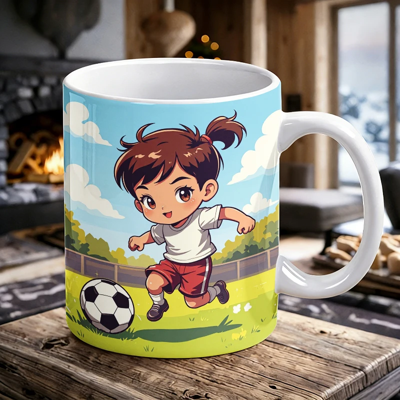 Button Print Joyful Girl Playing with a Soccer Ball Mug with a bottle opener function of 2026 Major Football Event
Button Print Joyful Girl Playing with a Soccer Ball Mug with a bottle opener function of 2026 Major Football Event