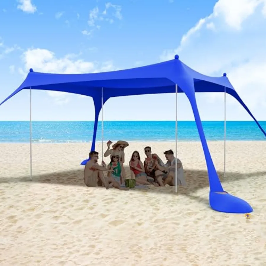 Beach Tent Sun Shelter 10X10FT UPF50+ with 4 Aluminum Foldable Poles Easy Setup Outdoor Shade Canopy for 8 Person Camping Sun S
Beach Tent Sun Shelter 10X10FT UPF50+ with 4 Aluminum Foldable Poles Easy Setup Outdoor Shade Canopy for 8 Person Camping Sun S