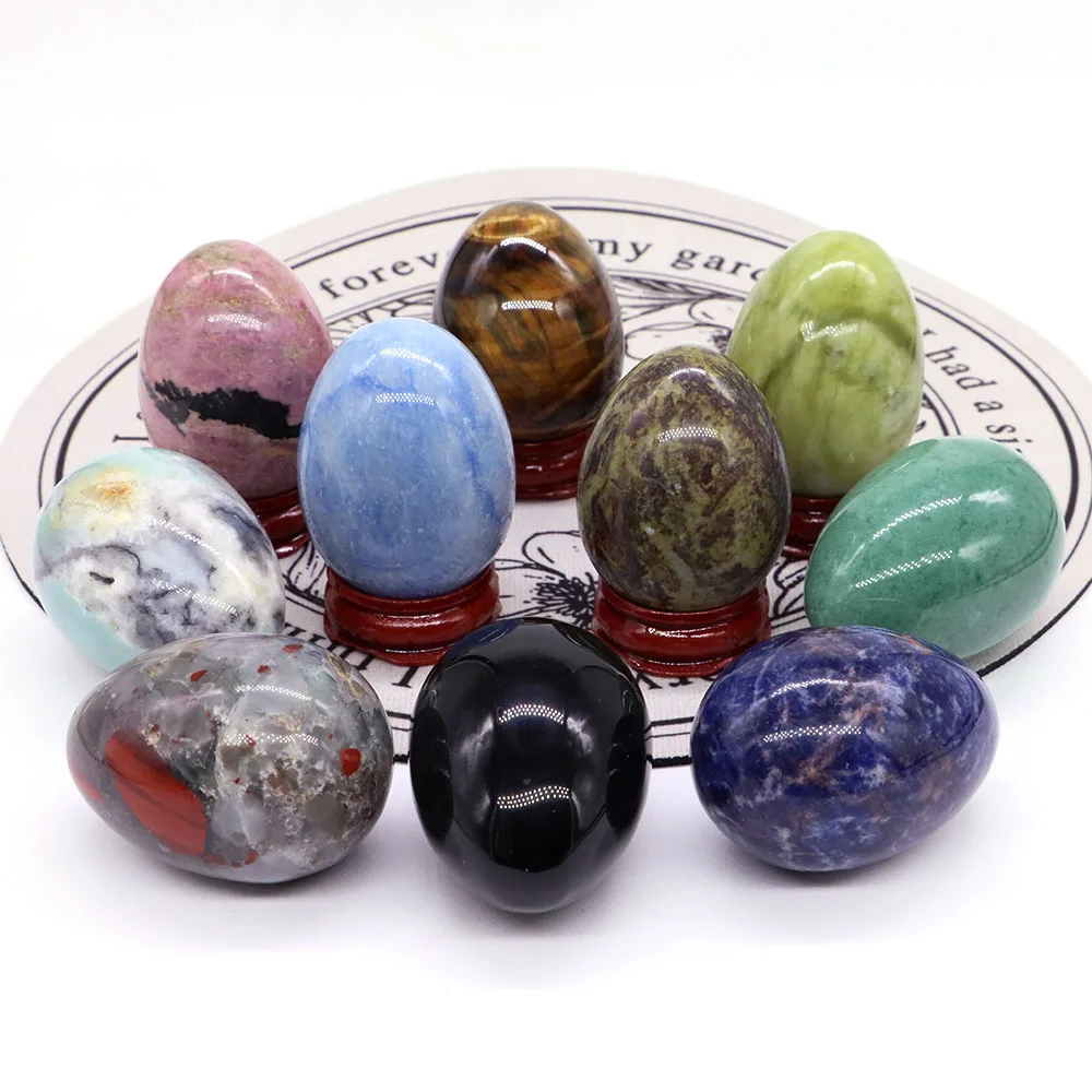 35x50mm Egg Shaped Crystals Stones Natural Gemstone Hand Polished Craft Room Ornament Healing Rose Quartz Agate Home Decor Gifts
35x50mm Egg Shaped Crystals Stones Natural Gemstone Hand Polished Craft Room Ornament Healing Rose Quartz Agate Home Decor Gifts