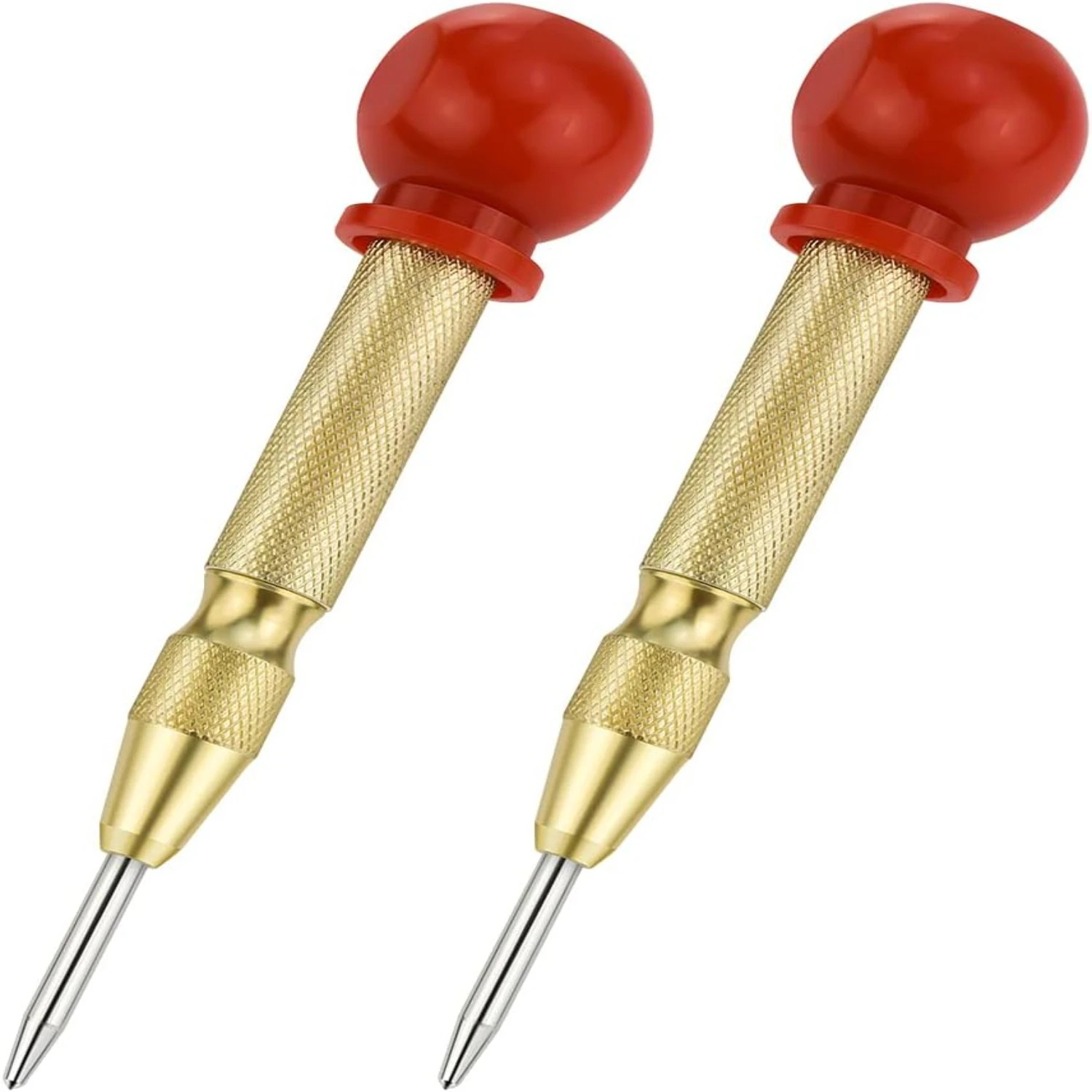 High-quality, powerful and accurate 2-piece spring center punch set for metal, wood, glass, and plastic - Efficient automatic go
High-quality, powerful and accurate 2-piece spring center punch set for metal, wood, glass, and plastic - Efficient automatic go