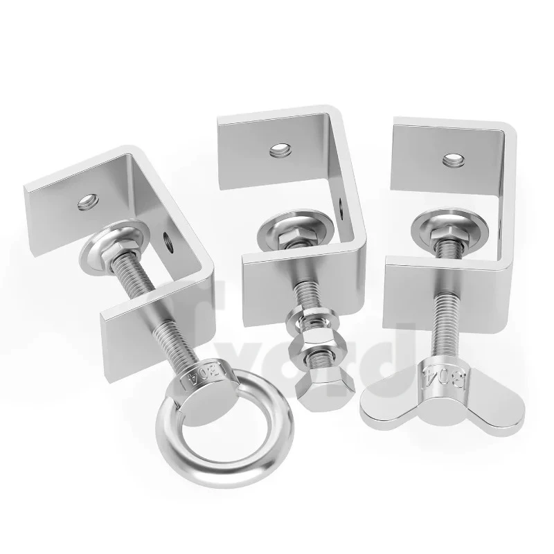 304 Stainless Steel C-clamp Steel Pipe Square Clamps 20~130mm Tiger Clamp Heavy Duty C-clamp Multi-function Hardware Fastener
304 Stainless Steel C-clamp Steel Pipe Square Clamps 20~130mm Tiger Clamp Heavy Duty C-clamp Multi-function Hardware Fastener