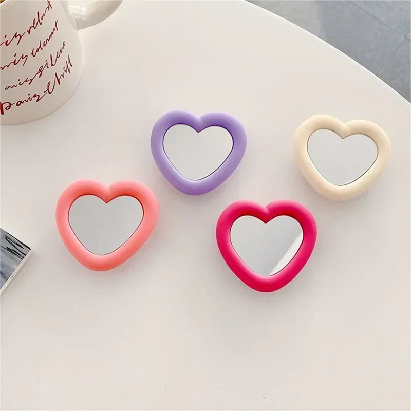 Ins Korean Cute Love Heart Mirror Lazy Griptok Bracket for IPhone 16 Pro Silicone Phone Holder Ring Support Stand Grip Tok Gift
Ins Korean Cute Love Heart Mirror Lazy Griptok Bracket for IPhone 16 Pro Silicone Phone Holder Ring Support Stand Grip Tok Gift