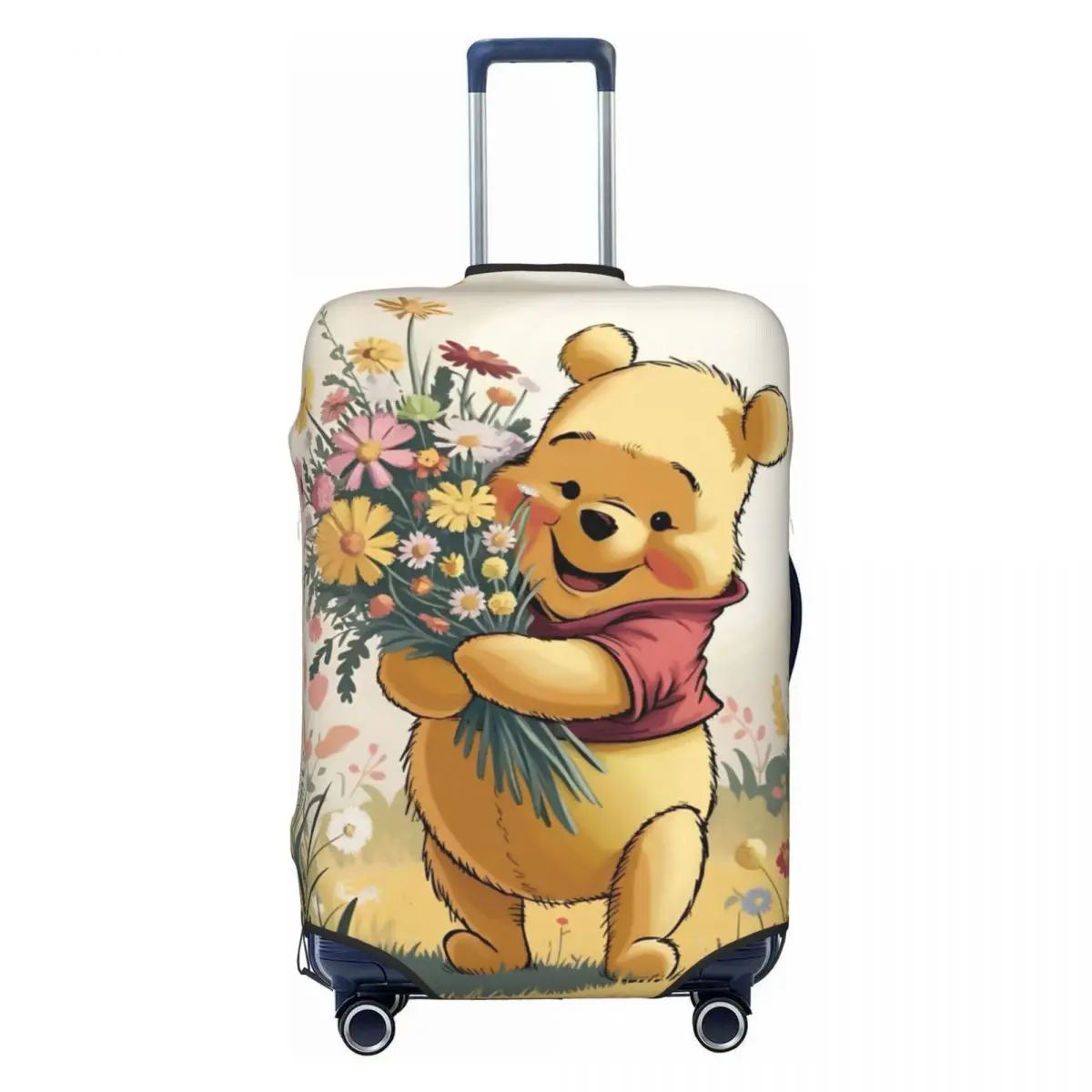Custom Winnie Pooh Yellow Bear Travel Luggage Cover Elastic Kawaii Cartoon Suitcase Cover Protector Fit 18-32 Inch 
Custom Winnie Pooh Yellow Bear Travel Luggage Cover Elastic Kawaii Cartoon Suitcase Cover Protector Fit 18-32 Inch