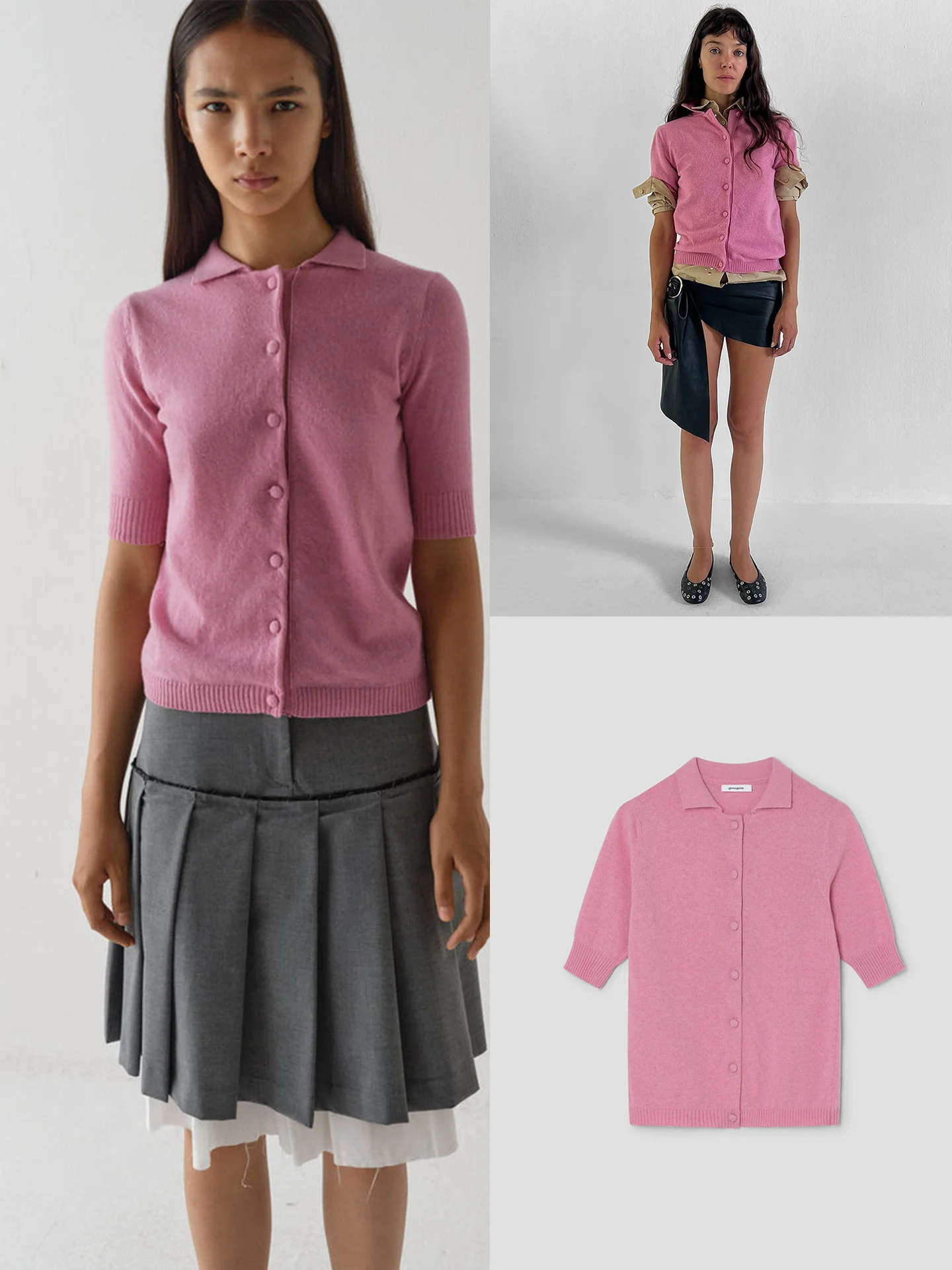 Pink Knitted ort Sve irt Button Cardigan Top Ele Sle Slim Fit Cotton Casual Spring Faion Online Exclusive
Pink Knitted ort Sve irt Button Cardigan Top Ele Sle Slim Fit Cotton Casual Spring Faion Online Exclusive