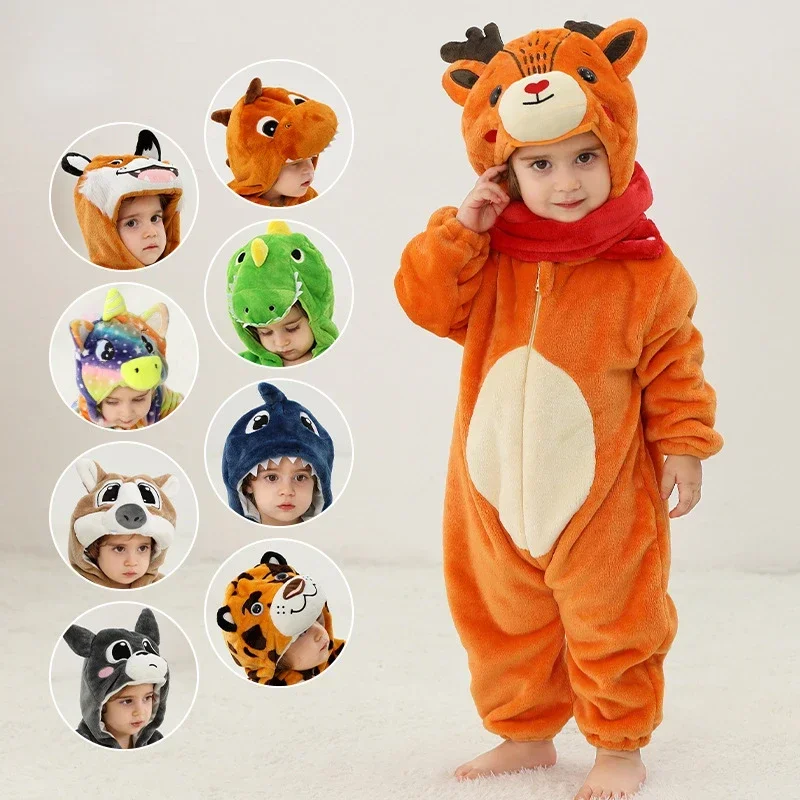 2024 Winter Clothes for Babies Baby Pajamas One Piece Hooded Jumpsuits for Girls Baby Boys Pijamas Shark Girl Kigurumi Sleepwear
2024 Winter Clothes for Babies Baby Pajamas One Piece Hooded Jumpsuits for Girls Baby Boys Pijamas Shark Girl Kigurumi Sleepwear