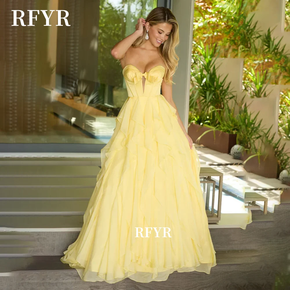 RFYR Sweetheart Prom Dress with Layers A Line Evening Dress with Bow Party Dress for Women vestidos de fiesta Customized
RFYR Sweetheart Prom Dress with Layers A Line Evening Dress with Bow Party Dress for Women vestidos de fiesta Customized
