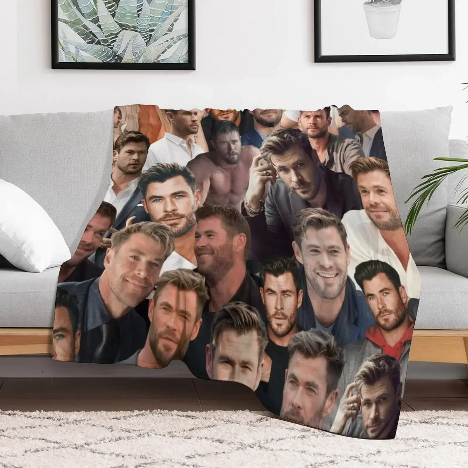 Chris Hemsworth photo collage Throw Blanket Shaggy valentine gift ideas Blankets
Chris Hemsworth photo collage Throw Blanket Shaggy valentine gift ideas Blankets