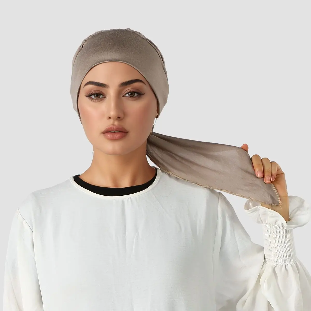 Muslim Jersey Instant Hijab Headscarf Solid Tie Turban Ethnic Elastic Ribbon Islamic Hat Beanie Hat Women Female Turbante
Muslim Jersey Instant Hijab Headscarf Solid Tie Turban Ethnic Elastic Ribbon Islamic Hat Beanie Hat Women Female Turbante