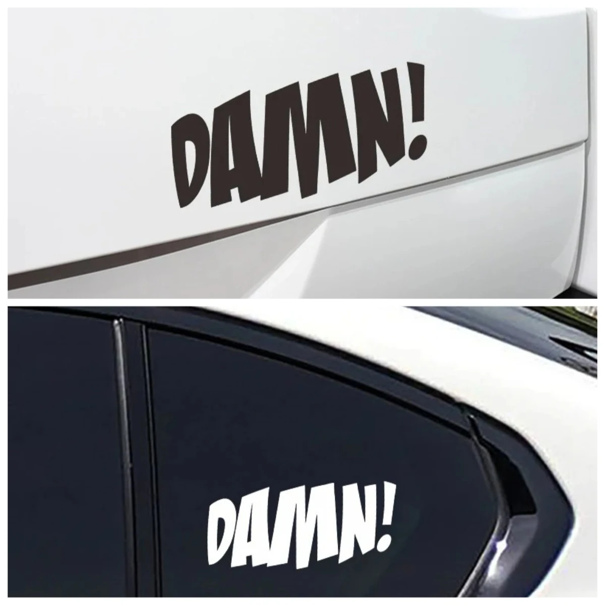Waterproof Reflective Car Body Stickers Creative DAMN Personalized Decal for Auto Motorcycle
Waterproof Reflective Car Body Stickers Creative DAMN Personalized Decal for Auto Motorcycle