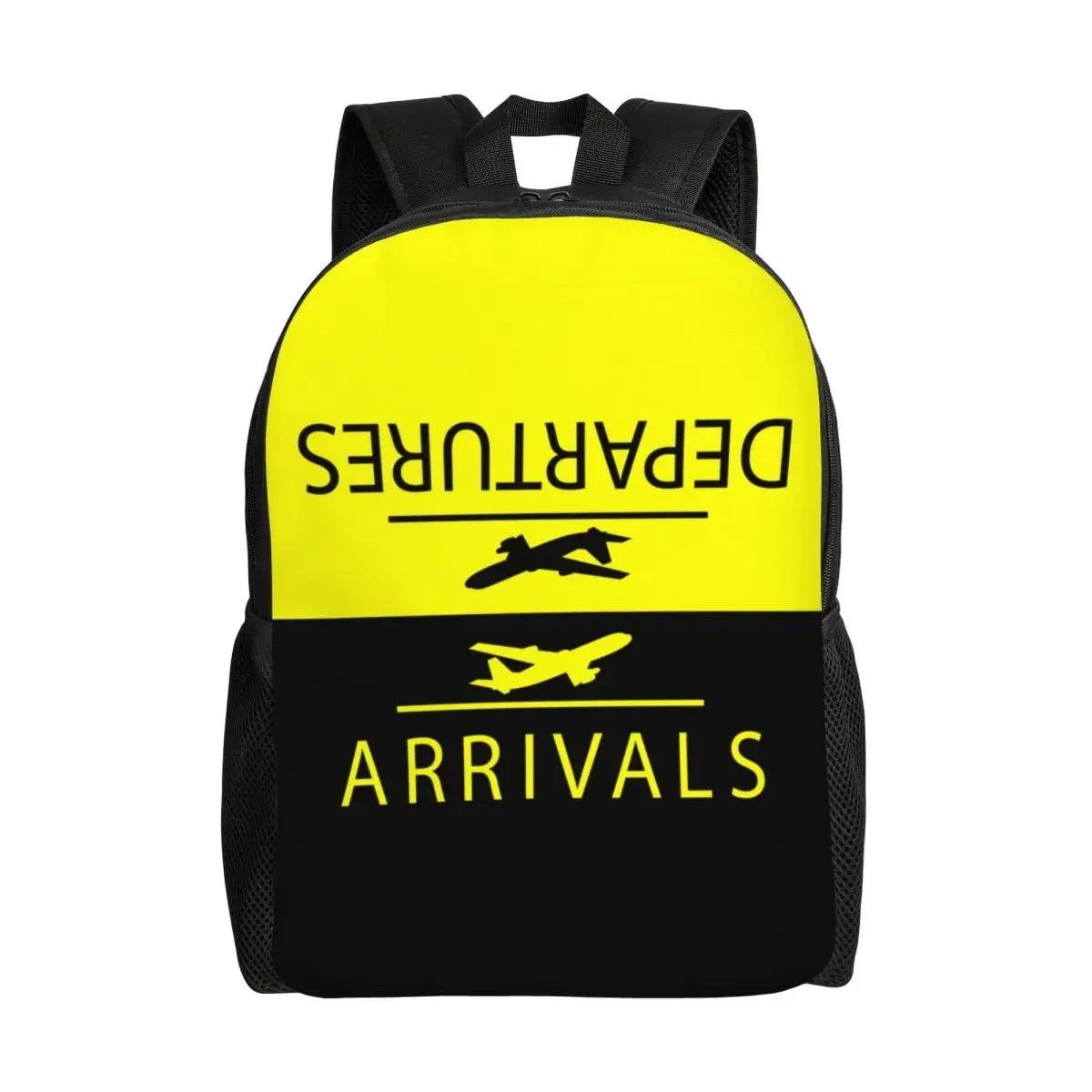 Custom Plane Arrivals Departures Laptop Backpack Bookbag for College School Students Aviation Airplane Aviator Pilot Bags
Custom Plane Arrivals Departures Laptop Backpack Bookbag for College School Students Aviation Airplane Aviator Pilot Bags