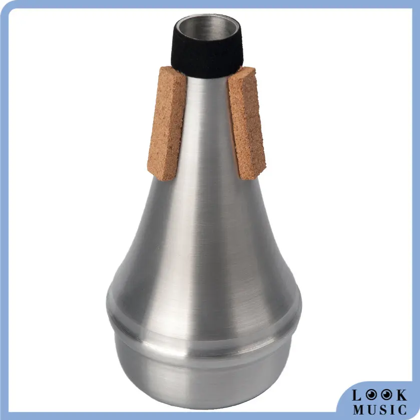 High Quality Aluminum Trumpet Mute Straight Practice Silver Color Trumpet Woodwind Mute
High Quality Aluminum Trumpet Mute Straight Practice Silver Color Trumpet Woodwind Mute