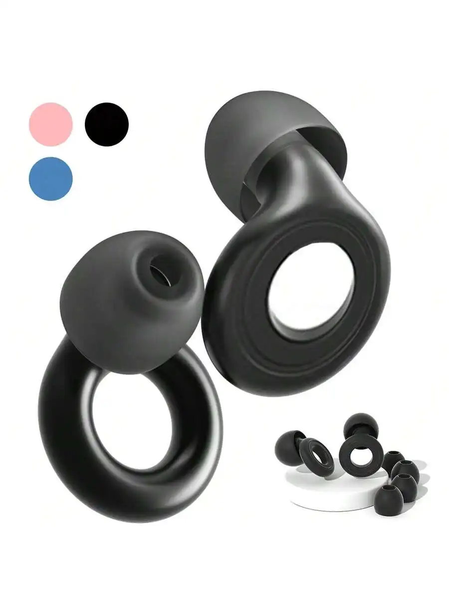 1 Pair Reusable Super Comfortable Noise-Proof Earplugs, Includes 2 Pairs Replacement Ear Tips, Suitable For Sleeping, Deep Focus
1 Pair Reusable Super Comfortable Noise-Proof Earplugs, Includes 2 Pairs Replacement Ear Tips, Suitable For Sleeping, Deep Focus