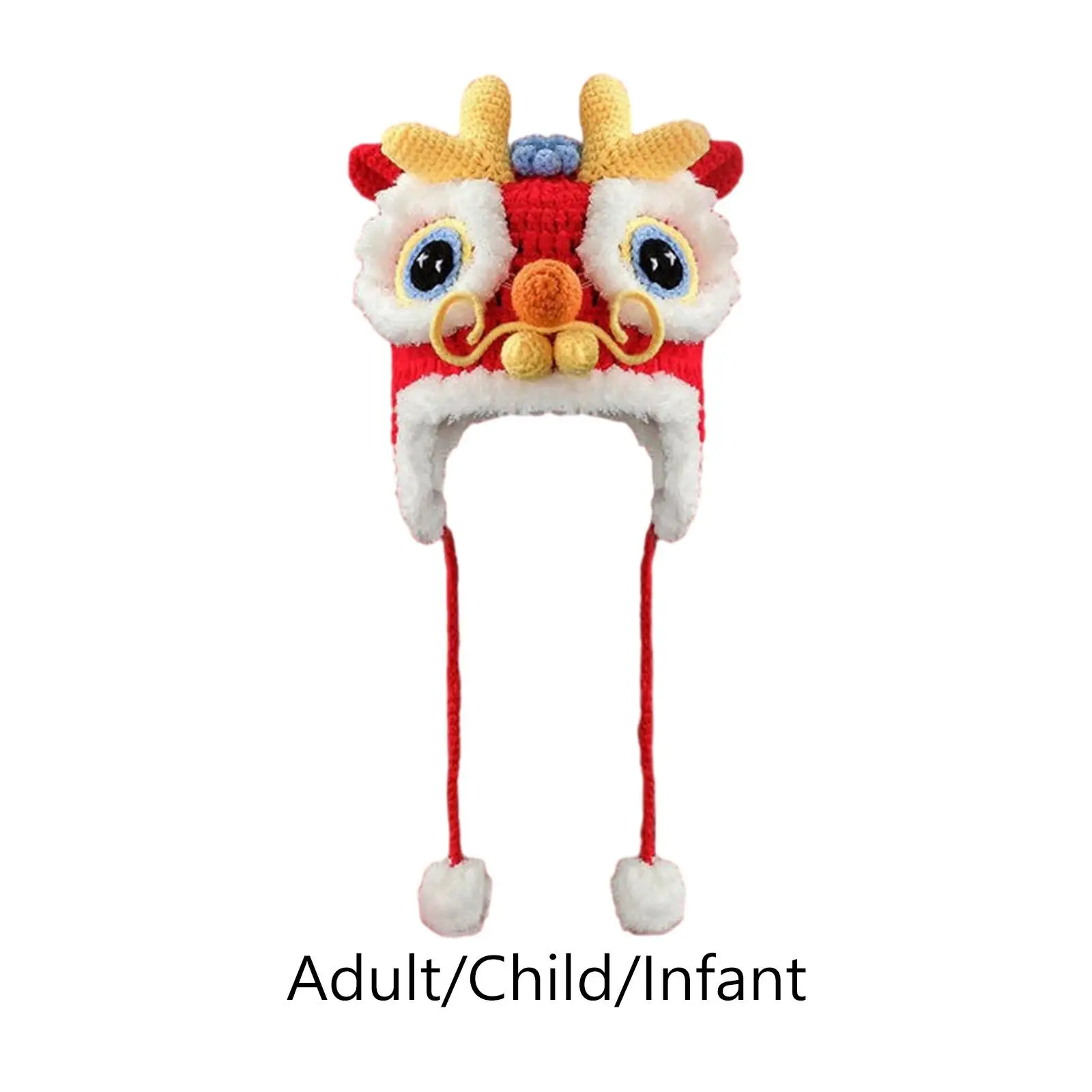 Chinese Dragon Hat Headgear Photo Prop Cap Decor Animal Hat Winter Warm Hat for New Year Party Birthday Halloween Holiday
Chinese Dragon Hat Headgear Photo Prop Cap Decor Animal Hat Winter Warm Hat for New Year Party Birthday Halloween Holiday