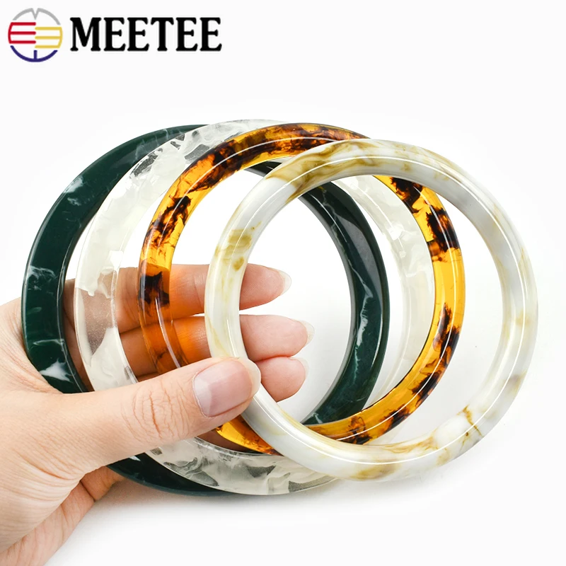 2Pcs=1Pair 8/9cm Resin O Ring Acrylic Bags Handles Round Purse Frame Handbags Decoration Handle Loops Buckle DIY Bag Accessories
2Pcs=1Pair 8/9cm Resin O Ring Acrylic Bags Handles Round Purse Frame Handbags Decoration Handle Loops Buckle DIY Bag Accessories