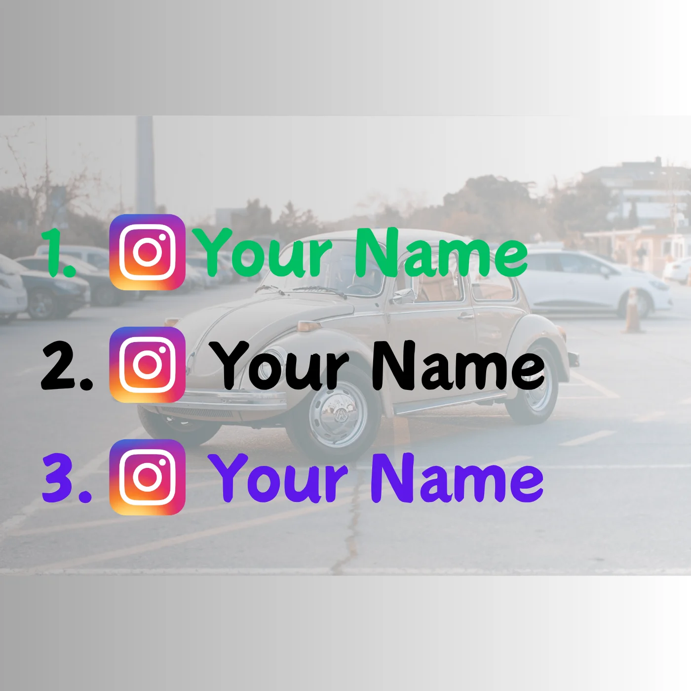Get the 1000 Instagram Followers Look – Custom Drift Car Stickers (x2) | JDM Vinyl Decals
Get the 1000 Instagram Followers Look – Custom Drift Car Stickers (x2) | JDM Vinyl Decals