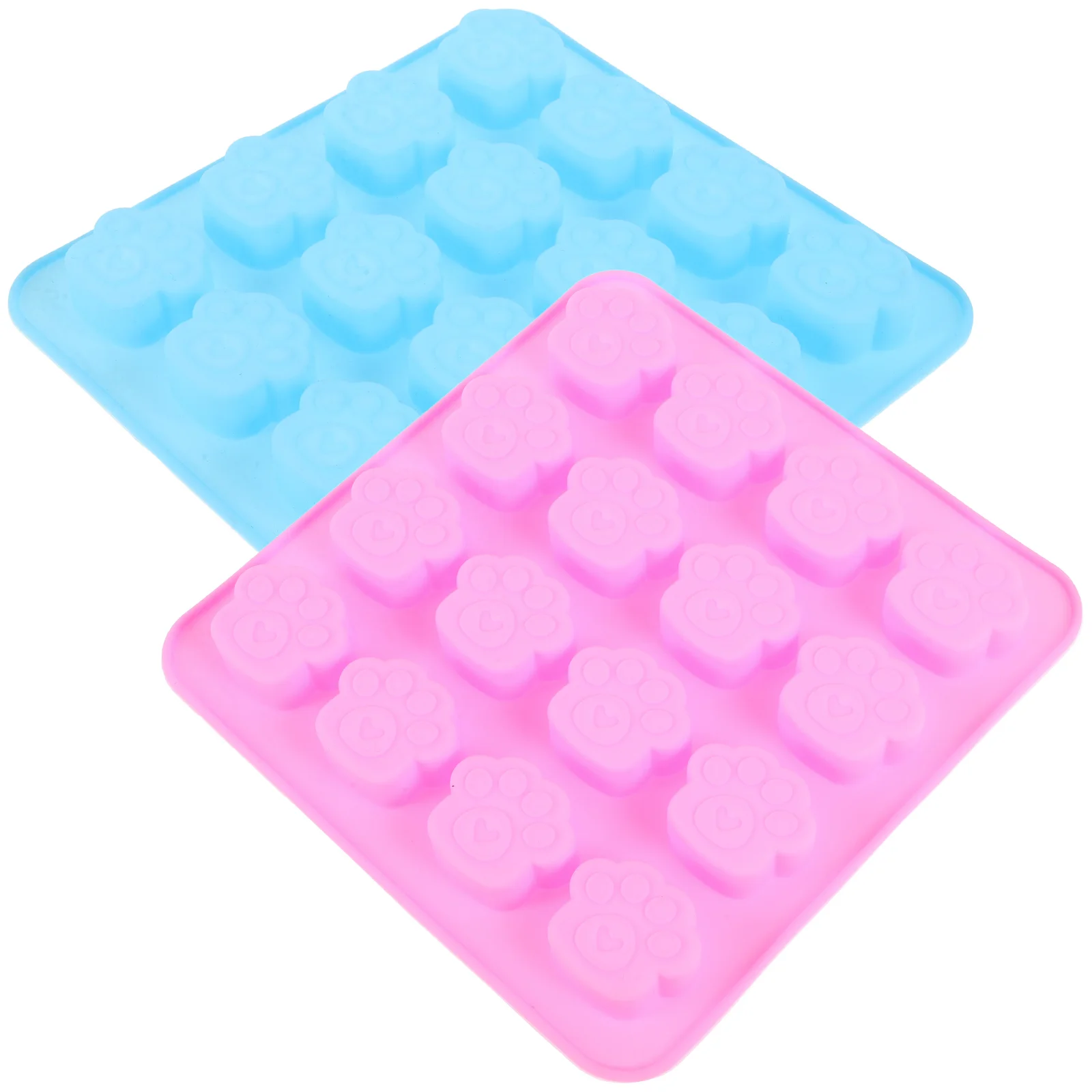 2 Pcs Silicone Mold Paw Print Molds Cold Process Soap Silica Gel Ice Cube Fun Shapes
2 Pcs Silicone Mold Paw Print Molds Cold Process Soap Silica Gel Ice Cube Fun Shapes