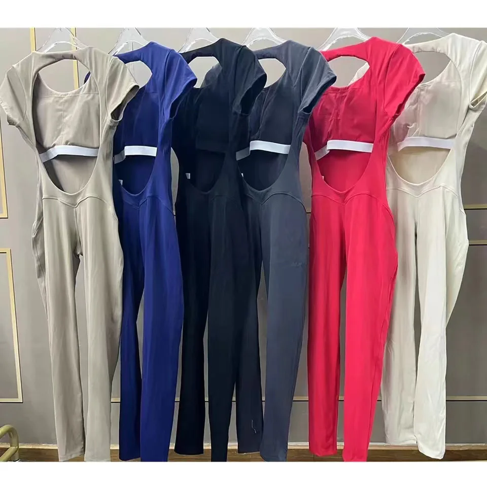 New Yoga shorts Jumpsuit OPEN BACK TEE BODYSUIT Tight Fitting Hip Lifting Exercise Fitness Clothing Breathable Cycling Jersey
New Yoga shorts Jumpsuit OPEN BACK TEE BODYSUIT Tight Fitting Hip Lifting Exercise Fitness Clothing Breathable Cycling Jersey