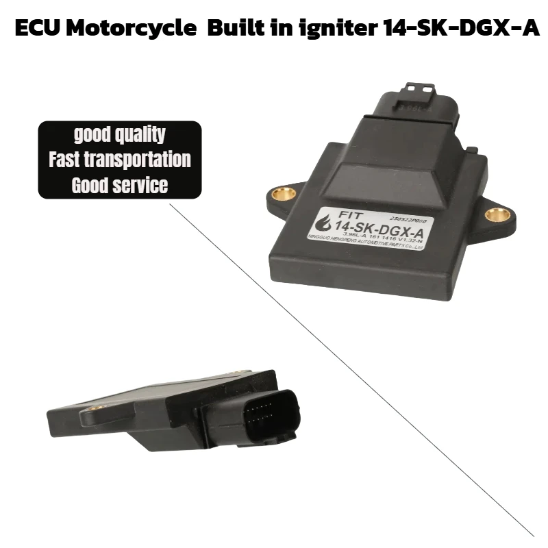 Reliable Motorcycle ECU Built-in Igniter 14-SK-DGX-A, Fits GY6 125-200cc EFI 18pin Electronic Control System Accessory
Reliable Motorcycle ECU Built-in Igniter 14-SK-DGX-A, Fits GY6 125-200cc EFI 18pin Electronic Control System Accessory