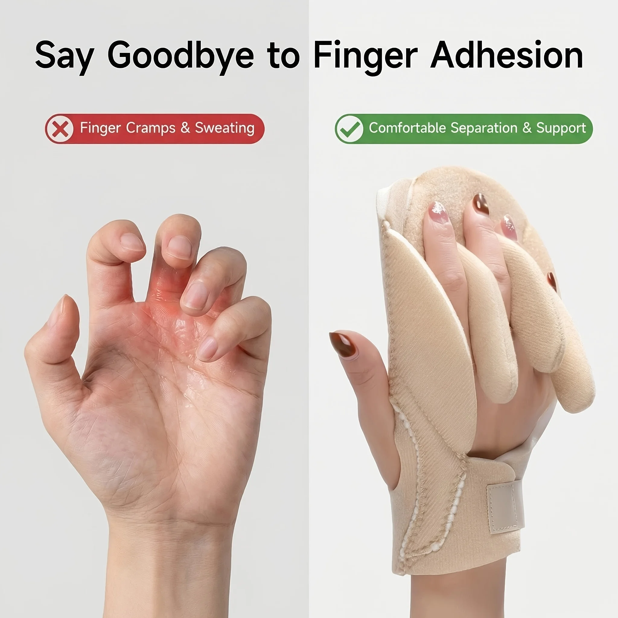 2-piece Upgraded Finger-separated Palm Rest (with Built-in Hand Padding), A Supportive Wrist Rest That Relieves Hand Pressure
2-piece Upgraded Finger-separated Palm Rest (with Built-in Hand Padding), A Supportive Wrist Rest That Relieves Hand Pressure