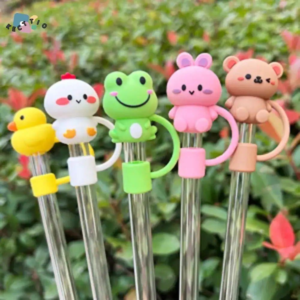 Silicone Straw Topper Party Drinkware Accessories Cartoon Animal Shape 10mm Straw Cap 3D Dust-Proof Straw Cover 30&40 Oz Tumbler
Silicone Straw Topper Party Drinkware Accessories Cartoon Animal Shape 10mm Straw Cap 3D Dust-Proof Straw Cover 30&40 Oz Tumbler