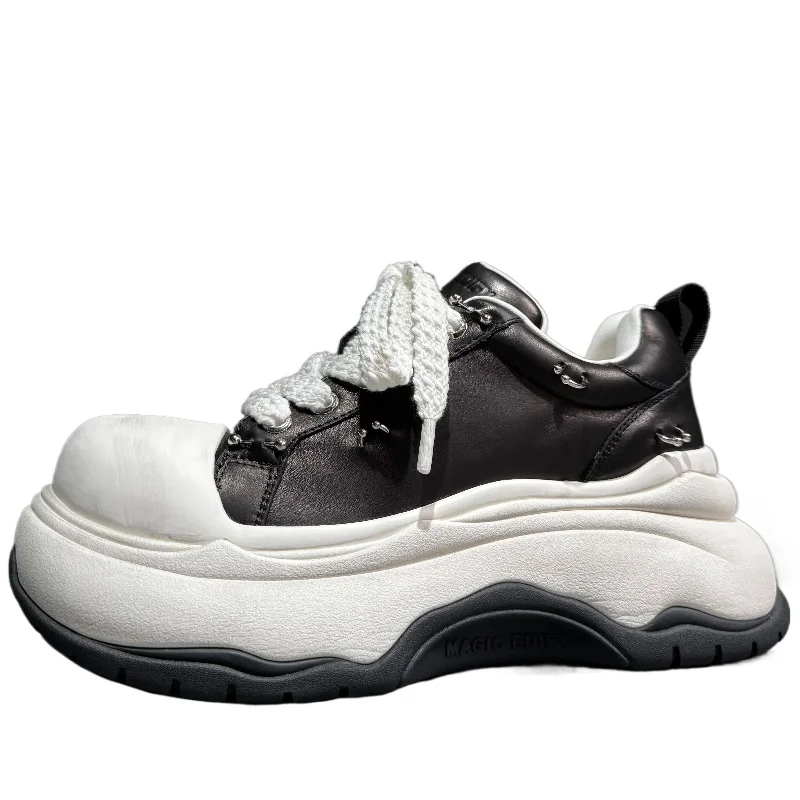 European American Designer Thick Soled Heightening Shoes for Men's Genuine Leather Breathable Comfort Casual Skateboarding Shoes
European American Designer Thick Soled Heightening Shoes for Men's Genuine Leather Breathable Comfort Casual Skateboarding Shoes