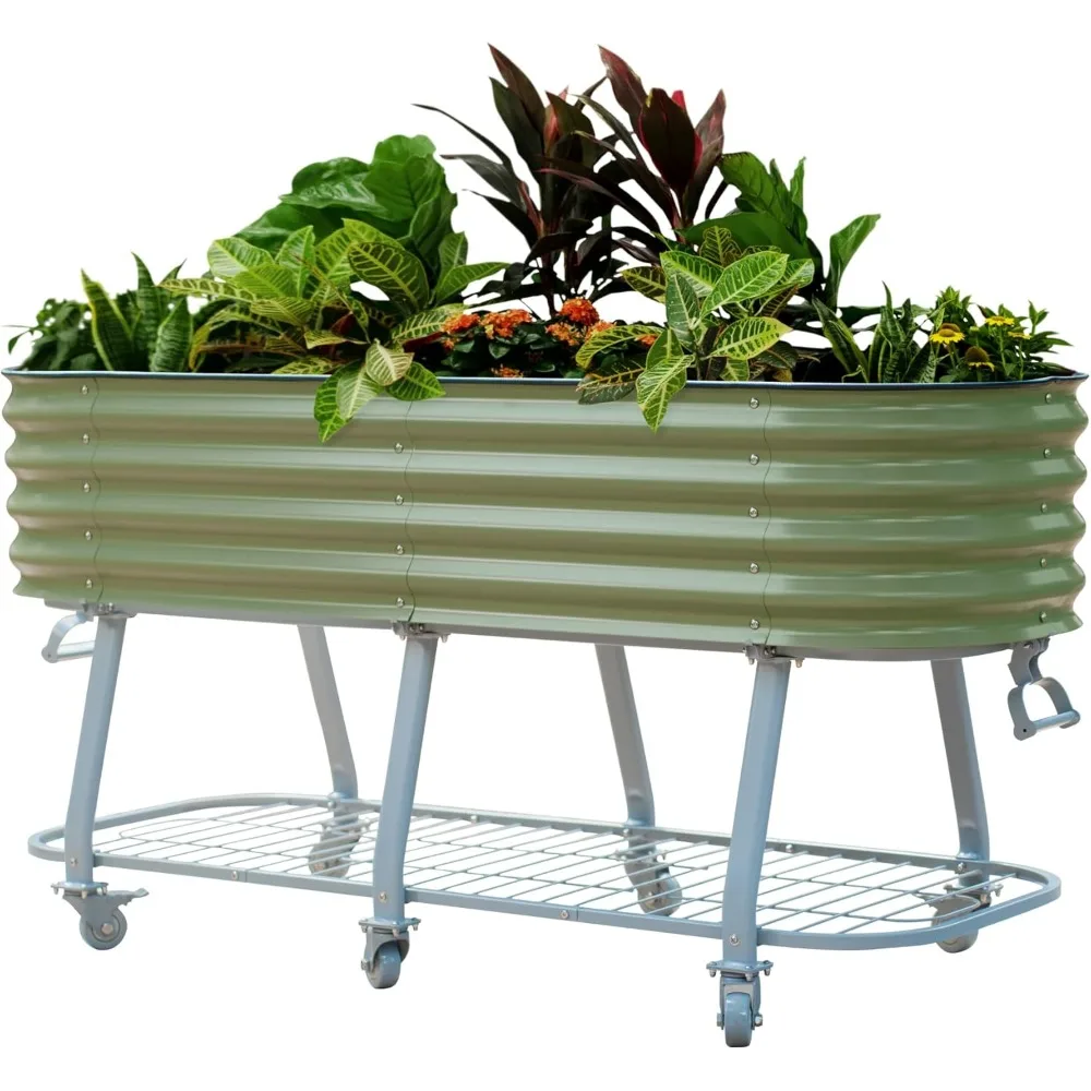 Vego Garden 2 x 6 футов приподнятая садовая кровать с ножками и системой впитывания - идеально подходит для садоводства овощей, трав и цветов
Vego Garden 2 x 6 футов приподнятая садовая кровать с ножками и системой впитывания - идеально подходит для садоводства овощей, трав и цветов
