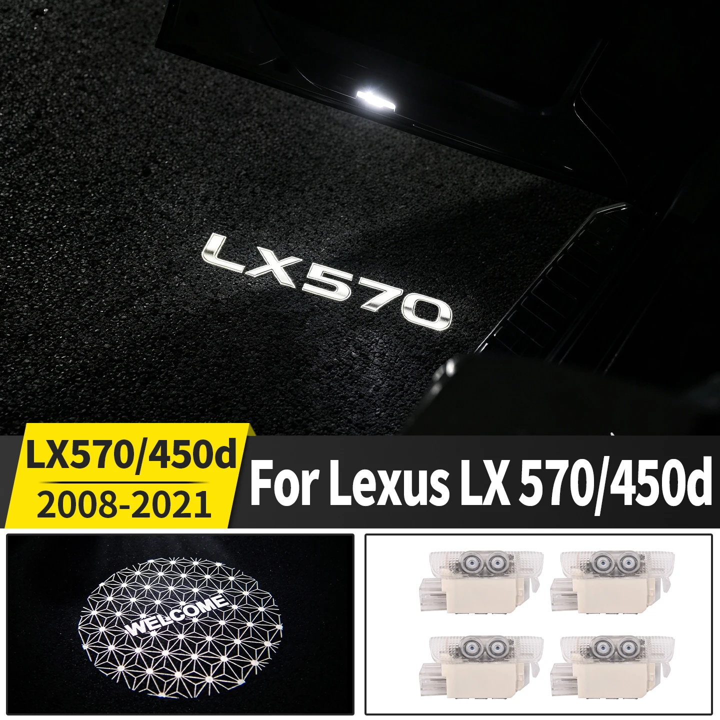 For Lexus LX570 2008-2021 Car Door Welcome Light LED Logo Projection Courtesy Lamp Interior Upgrade Accessories
For Lexus LX570 2008-2021 Car Door Welcome Light LED Logo Projection Courtesy Lamp Interior Upgrade Accessories
