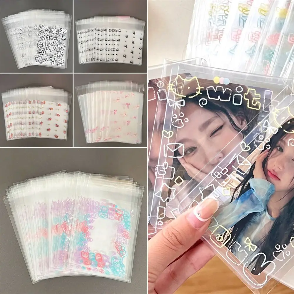 Fashion 50Pcs Sealed Bag Transparent Cover Photoelectric Card Packaging Bag Protector Self-adhesive Photo Card Organizer ID Card
Fashion 50Pcs Sealed Bag Transparent Cover Photoelectric Card Packaging Bag Protector Self-adhesive Photo Card Organizer ID Card