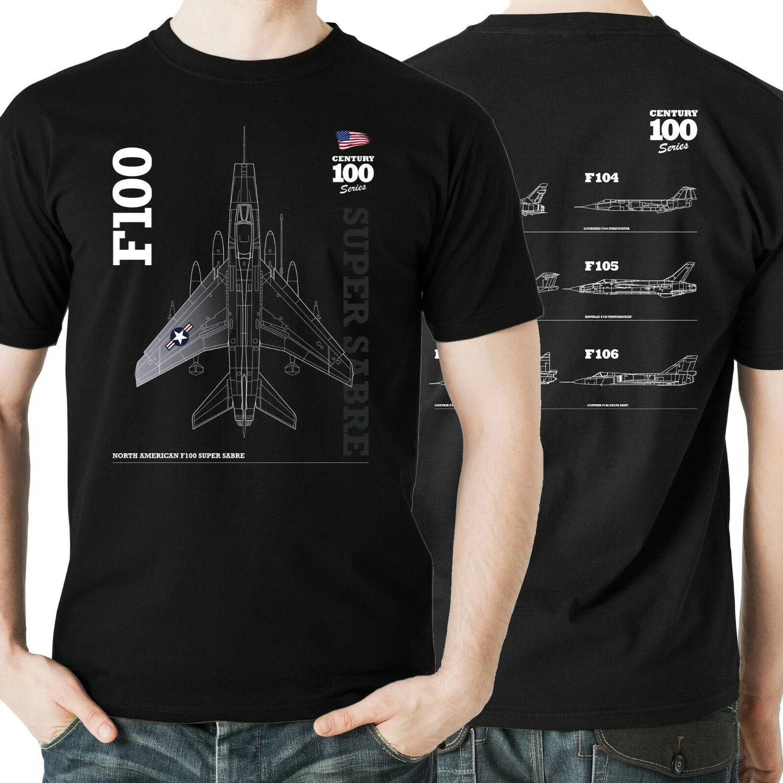 USAF Century Series F100 "Super Sabre" Fighter Bomber T-Shirt. Summer Cotton Short Sleeve O-Neck Mens T Shirt New S-3XL
USAF Century Series F100 "Super Sabre" Fighter Bomber T-Shirt. Summer Cotton Short Sleeve O-Neck Mens T Shirt New S-3XL