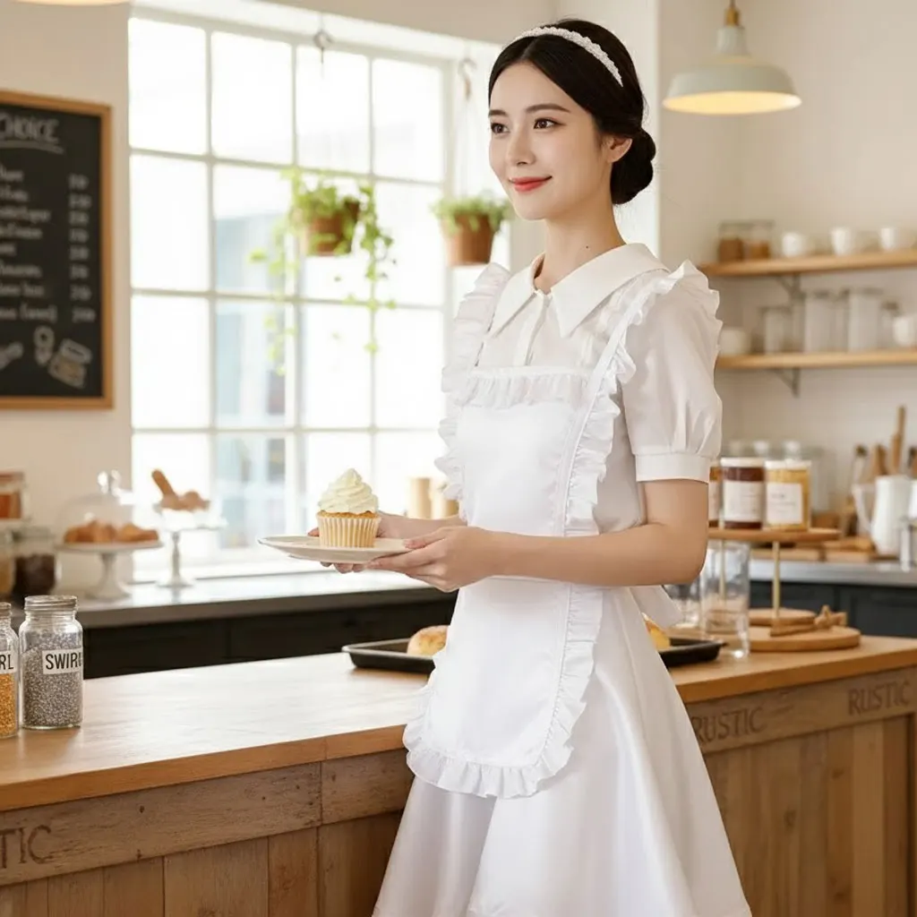 Фартук для кухни с кружевной отделкой и перекрестными лямками на спине - белый, водонепроницаемый, маслостойкий, для работы в салоне красоты
Фартук для кухни с кружевной отделкой и перекрестными лямками на спине - белый, водонепроницаемый, маслостойкий, для работы в салоне красоты