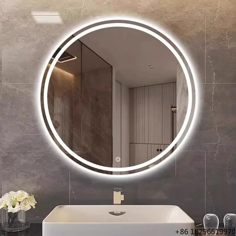 Smart Inductive LED Bathroom Mirror IP44 IP65 Waterproof Anti-Fog Vanity Mirror
Smart Inductive LED Bathroom Mirror IP44 IP65 Waterproof Anti-Fog Vanity Mirror