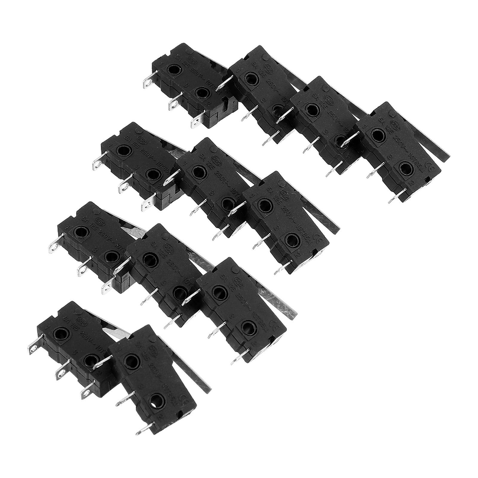 12pcs Micro Black Lever Electric Types Pushbutton Switches Home Appliances Audio Toys Mouse Limit Switch Micro Limit Switch
12pcs Micro Black Lever Electric Types Pushbutton Switches Home Appliances Audio Toys Mouse Limit Switch Micro Limit Switch
