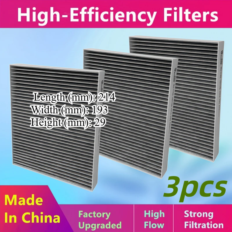 3pcs/For Toyota, Xiaobawang, Yaris, Asia Dragon, Yizhi Cabin Air Filter/ Auto Parts
3pcs/For Toyota, Xiaobawang, Yaris, Asia Dragon, Yizhi Cabin Air Filter/ Auto Parts