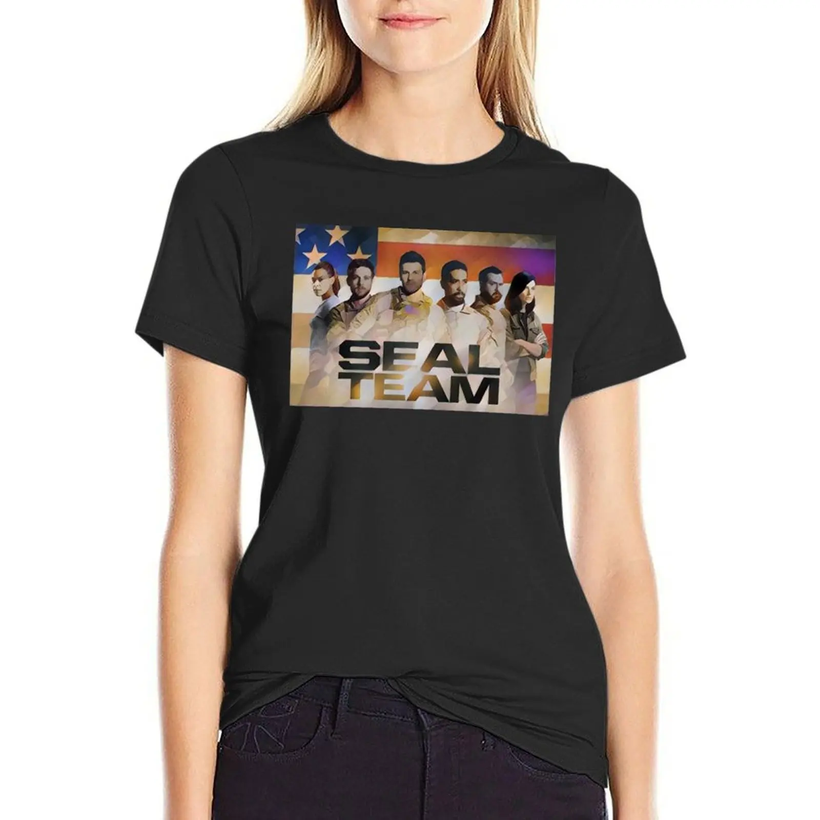 Seal Team T-Shirt new edition vintage hippie clothes funny t shirts for Women
Seal Team T-Shirt new edition vintage hippie clothes funny t shirts for Women