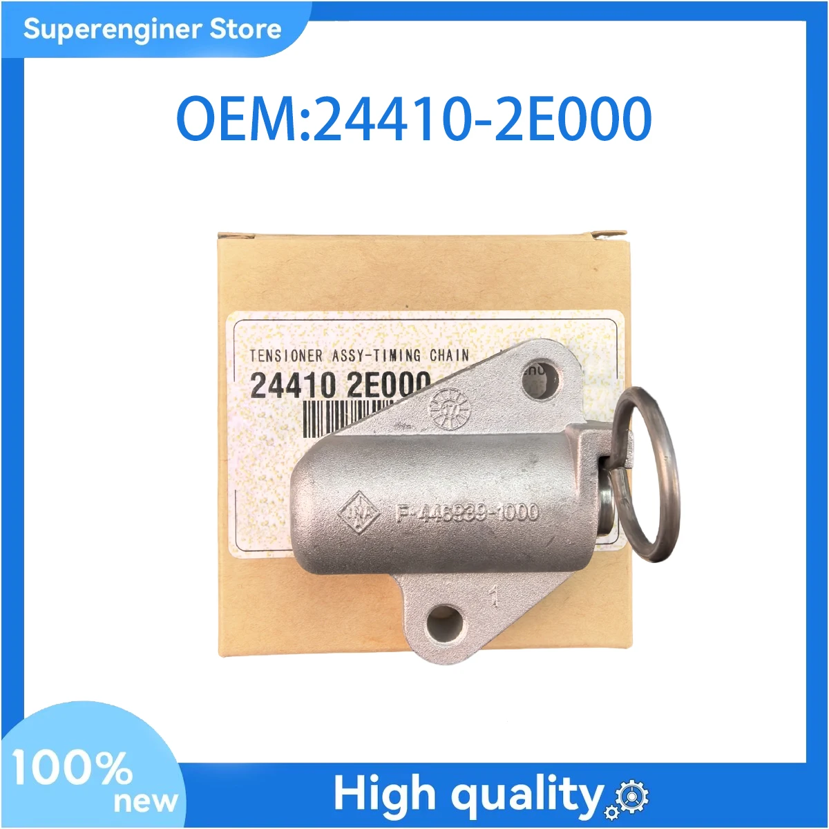 244102E000 Brand New Timing Chain Tensioner 24410-2E000 Fits for 2011-2019 Hyundai Kia 1.8L 2.0L
244102E000 Brand New Timing Chain Tensioner 24410-2E000 Fits for 2011-2019 Hyundai Kia 1.8L 2.0L