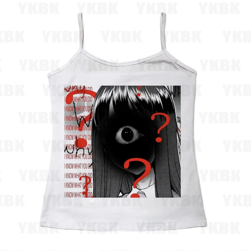 Woman Slim Soft Halter Harajuku Punk Y2K emo Crop Tops Print Anime Classic Singlet Rock Vintage Vest Hot Girl Camisole Fashion
Woman Slim Soft Halter Harajuku Punk Y2K emo Crop Tops Print Anime Classic Singlet Rock Vintage Vest Hot Girl Camisole Fashion