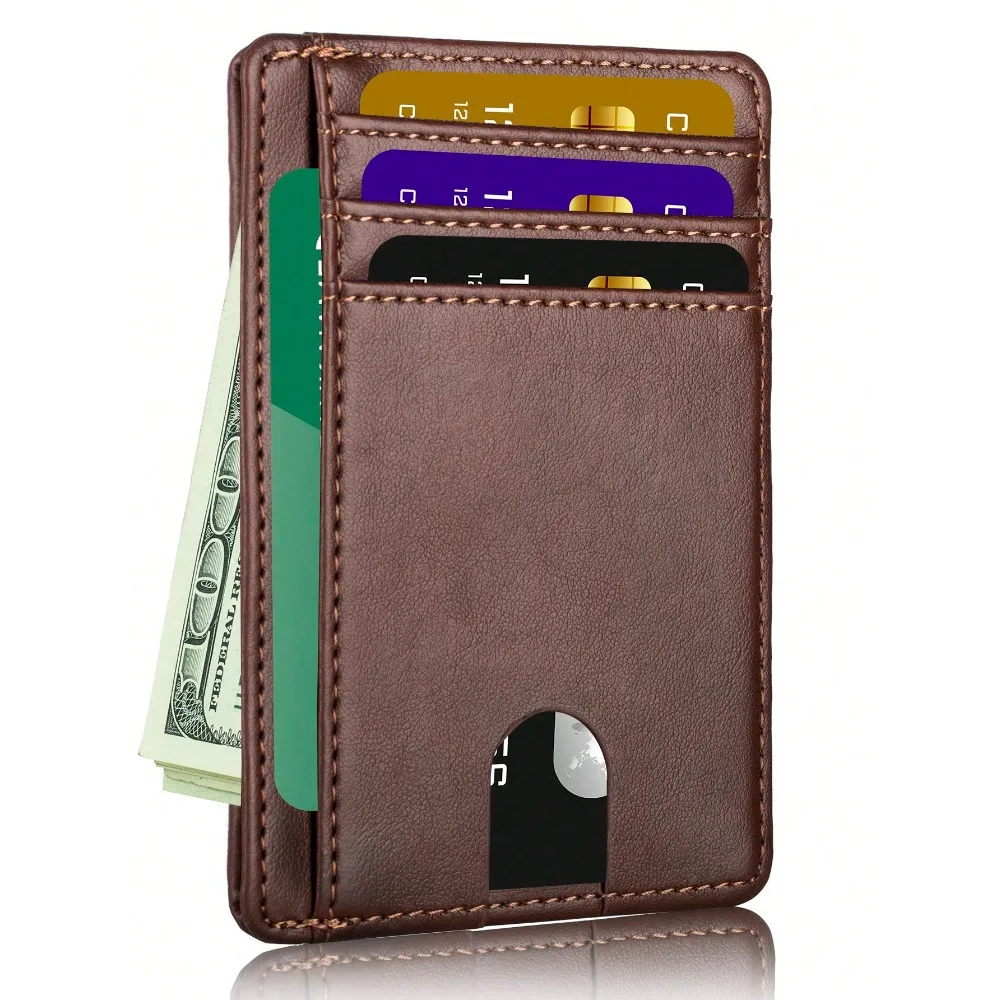 Travel Minimalist Slim Front Pocket Wallet RFID Blocking Card Holder Wallet Business Card Holder Credit Card Holder For Men Mini Wallet Card Wallet
Travel Minimalist Slim Front Pocket Wallet RFID Blocking Card Holder Wallet Business Card Holder Credit Card Holder For Men Mini Wallet Card Wallet