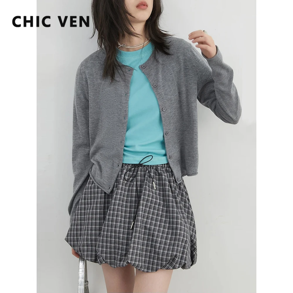 ШИКАРНЫЙ VEN модный женский кардиган однотонный вязаный свитер с круглым вырезом и длинными рукавами тонкий женский короткий топ весна-лето 2025
ШИКАРНЫЙ VEN модный женский кардиган однотонный вязаный свитер с круглым вырезом и длинными рукавами тонкий женский короткий топ весна-лето 2025