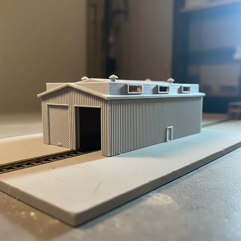 1/160 N Scale Train Railway Station Model plastic Railroad Cabin Depot model warehouse car repair shop Simulated DIY Carft
1/160 N Scale Train Railway Station Model plastic Railroad Cabin Depot model warehouse car repair shop Simulated DIY Carft