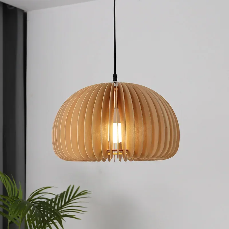 SANDYHA Modern Retro Wooden Pumpkin Chandelier LED Pendant Lamp for Living Room Dining Table Bedroom Home Decor Lighting
SANDYHA Modern Retro Wooden Pumpkin Chandelier LED Pendant Lamp for Living Room Dining Table Bedroom Home Decor Lighting