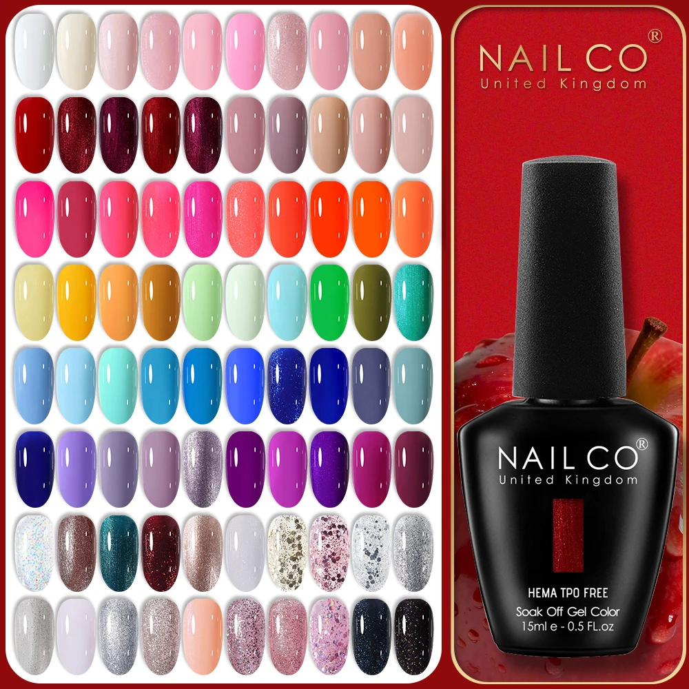 NAILCO Nail Gel Polish 15ml Red Gel Polish Soak Off Long Lasting UV Polish Gel HEMA TPO FREE Lakiery Hybrydowe Lacquer Varnishes
NAILCO Nail Gel Polish 15ml Red Gel Polish Soak Off Long Lasting UV Polish Gel HEMA TPO FREE Lakiery Hybrydowe Lacquer Varnishes