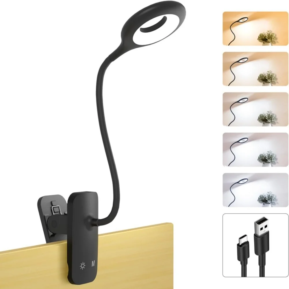 LED Rechargeable Clip on Desk Lamp Light Dimmable Clamp Book Light Flexible Clip Read Night Light Portable Reading Book Lamp
LED Rechargeable Clip on Desk Lamp Light Dimmable Clamp Book Light Flexible Clip Read Night Light Portable Reading Book Lamp