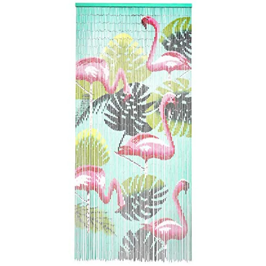 Flamingo Beaded Curtain for Doorways 90 Strands Door Beads 35.5" x 78" Hanging Bead Curtain for Door Frames Room Dividers and W
Flamingo Beaded Curtain for Doorways 90 Strands Door Beads 35.5" x 78" Hanging Bead Curtain for Door Frames Room Dividers and W