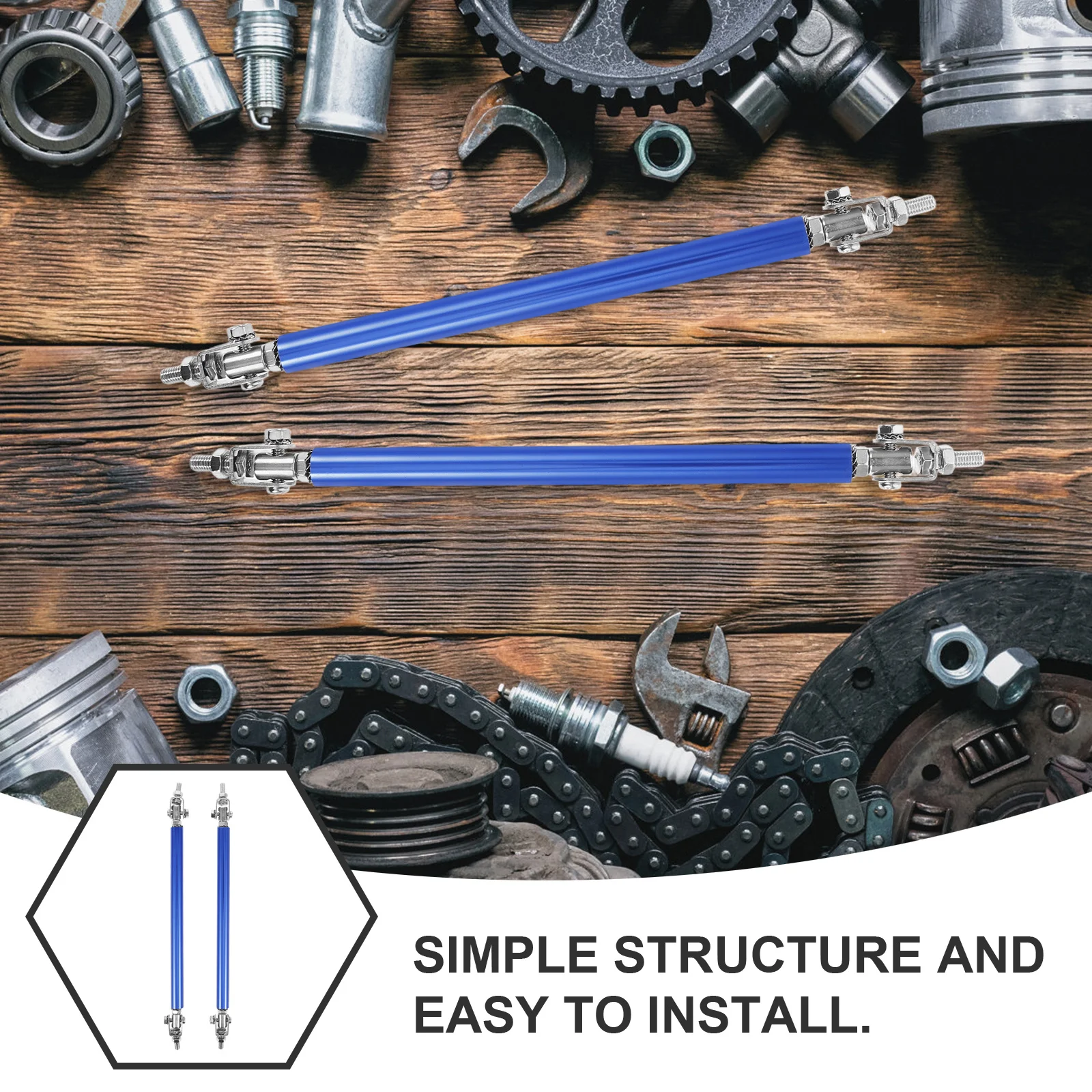 Adjustable Retractable Car Modification Strut Rod Reinforced Front Bumper Lip Splitter Support Rod For Exterior Protection
Adjustable Retractable Car Modification Strut Rod Reinforced Front Bumper Lip Splitter Support Rod For Exterior Protection