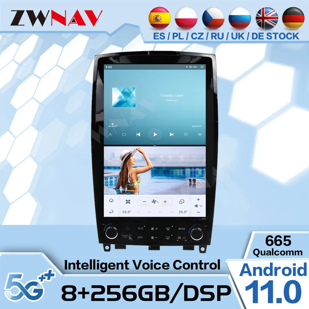 Мультимедийный приемник Qualcomm Tesla Android 11 для Infiniti QX50 EX25 2010 2011 2012 2013 2014 2015-2017 с GPS Навигатором
Мультимедийный приемник Qualcomm Tesla Android 11 для Infiniti QX50 EX25 2010 2011 2012 2013 2014 2015-2017 с GPS Навигатором
