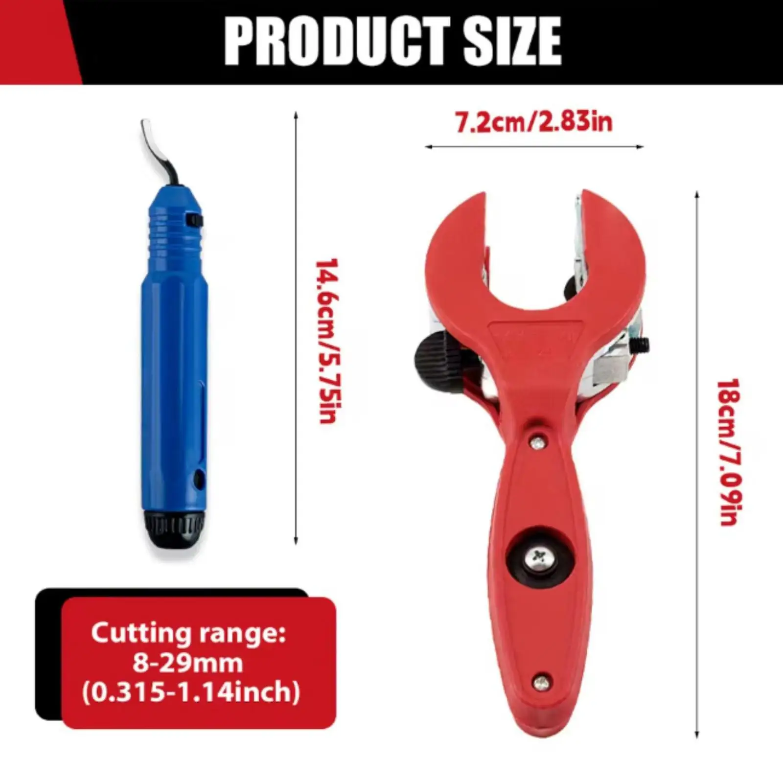 Accurate Cutting Ratcheting Tubing Cutter Zinc Alloy Manual Pipe Tool for Copper Aluminum Stainless Steel Plumbing Projects
Accurate Cutting Ratcheting Tubing Cutter Zinc Alloy Manual Pipe Tool for Copper Aluminum Stainless Steel Plumbing Projects