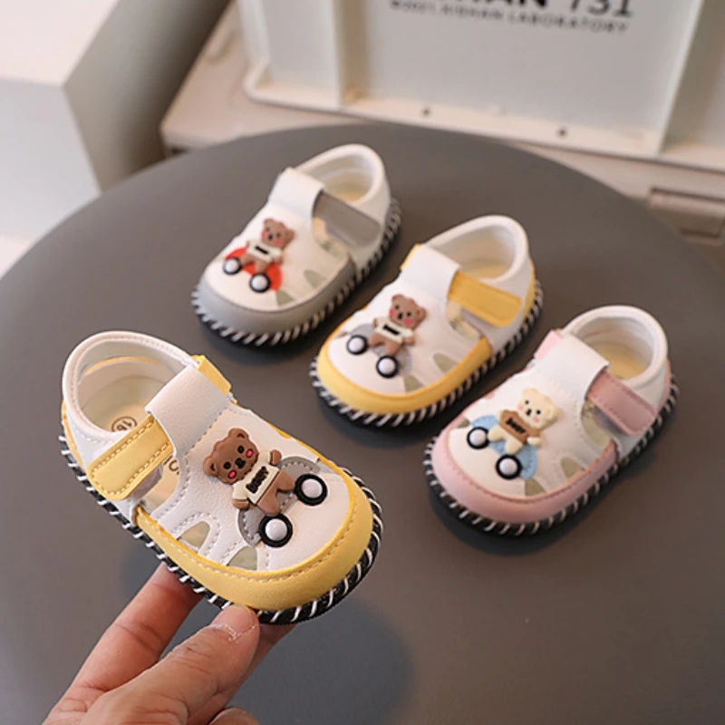 Baby Summer Sandals Cute Cartoon Infant Boy Girl Shoes Soft Sole Non-Slip Hollow Out Toddler First Walkers Newborn Crib Shoes
Baby Summer Sandals Cute Cartoon Infant Boy Girl Shoes Soft Sole Non-Slip Hollow Out Toddler First Walkers Newborn Crib Shoes