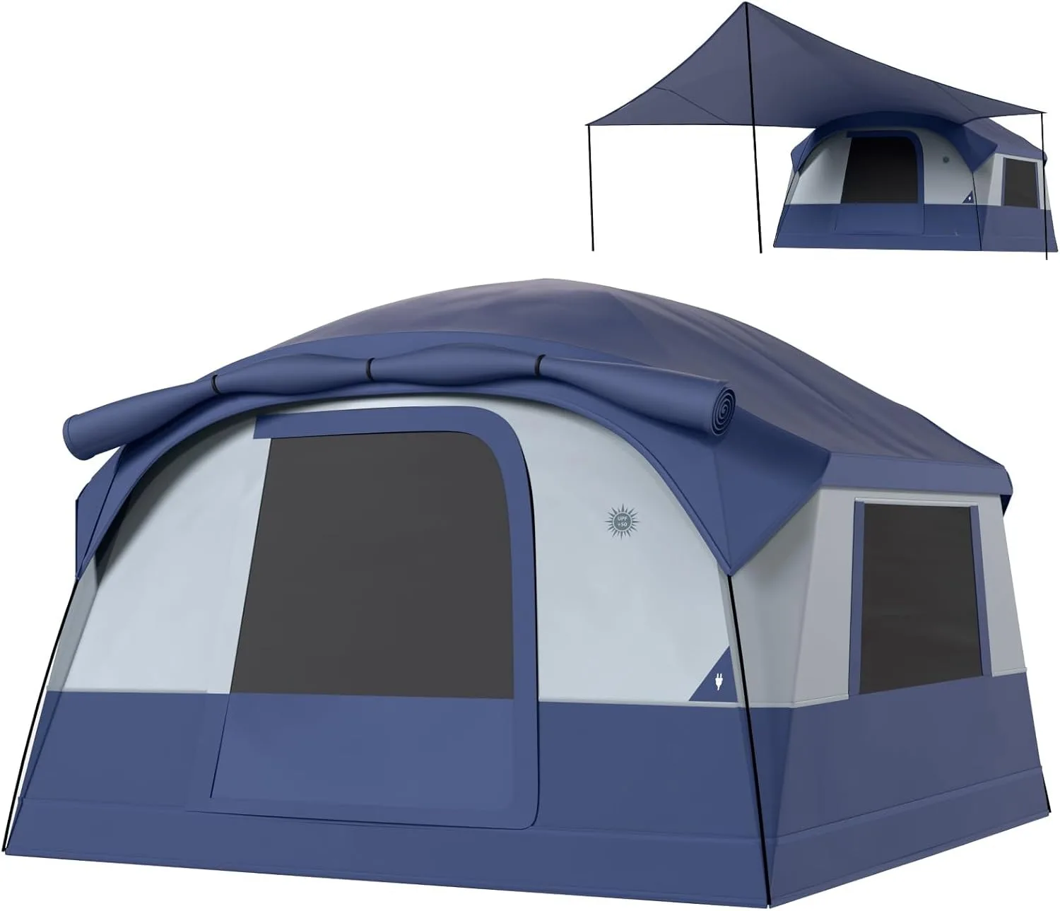 OEM Family Camping Tent With Extendable Awning, Large Waterproof Outdoor Shelter For 6 Person, For Hiking, Beach Garden Use
OEM Family Camping Tent With Extendable Awning, Large Waterproof Outdoor Shelter For 6 Person, For Hiking, Beach Garden Use