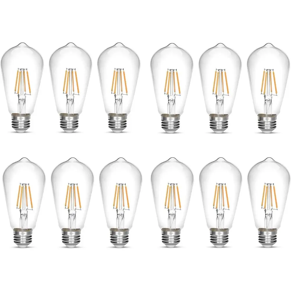 LED Edison Bulb 4W,Antique 40W Vintage Edison Bulb,E26 Light Bulb Non Dimmable Led Bulb 450 Lumens 2700K Warm White,Pack o 12
LED Edison Bulb 4W,Antique 40W Vintage Edison Bulb,E26 Light Bulb Non Dimmable Led Bulb 450 Lumens 2700K Warm White,Pack o 12