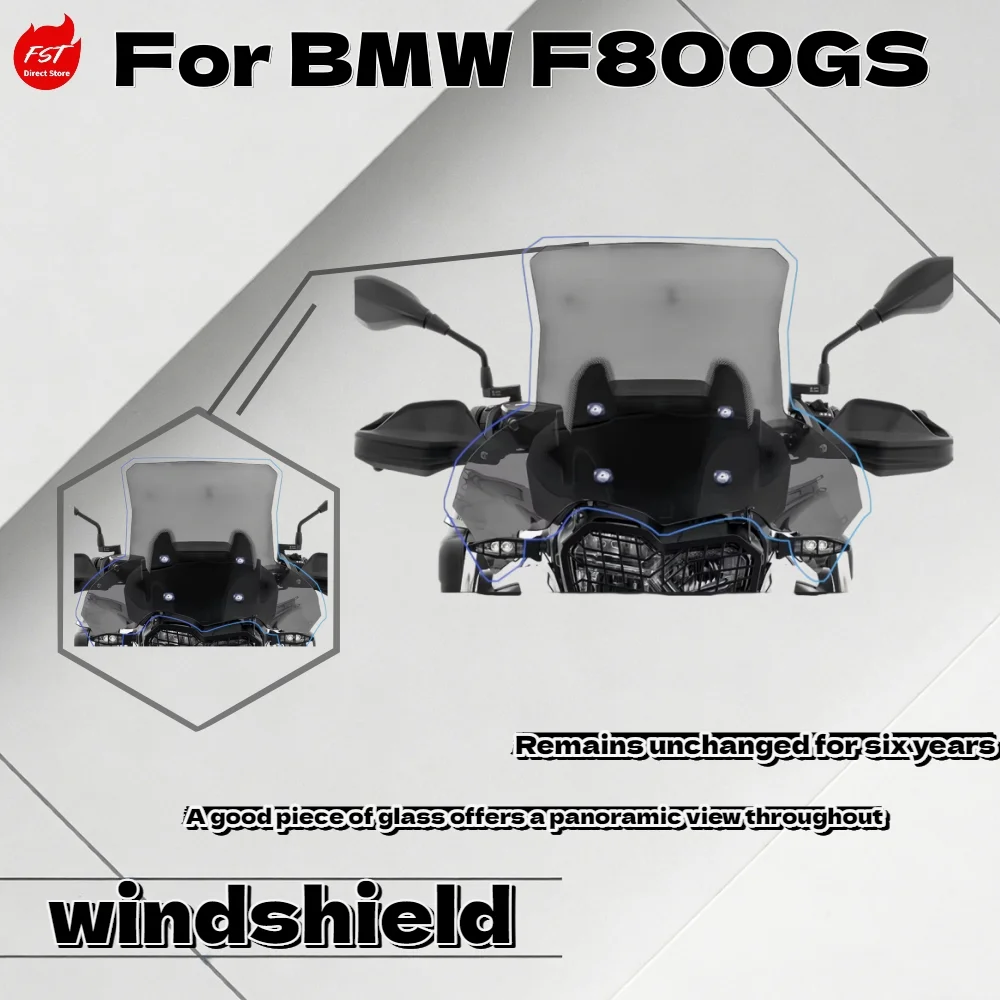 For BMW F800GS Motorcycle Wide Windshield Front Wind Screen Modified Special Accessory for Enhanced Riding Experience
For BMW F800GS Motorcycle Wide Windshield Front Wind Screen Modified Special Accessory for Enhanced Riding Experience